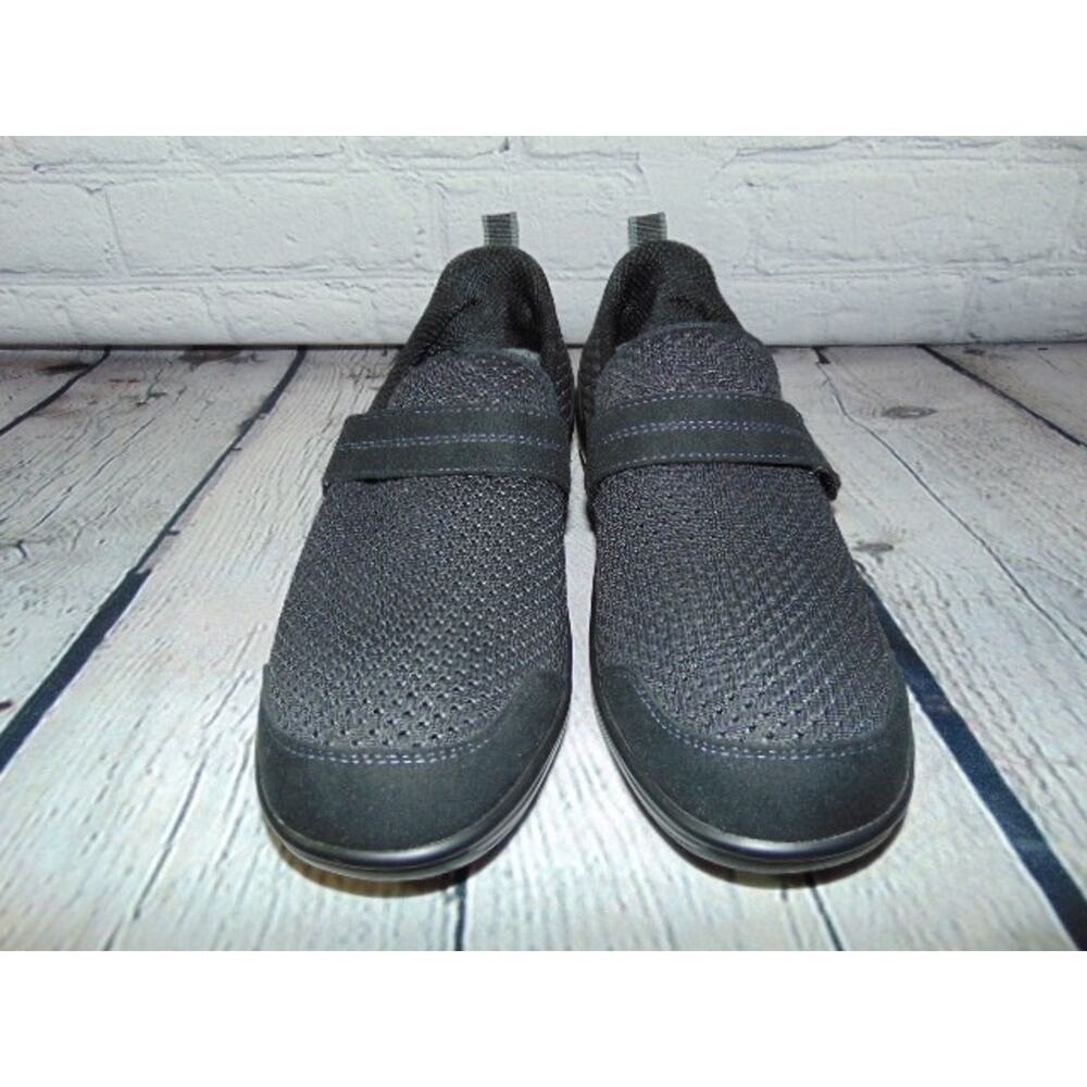 Orthofeet 821 Womens Size 8.5 B‎ Medium Black Slip On Orthopedic Shoes